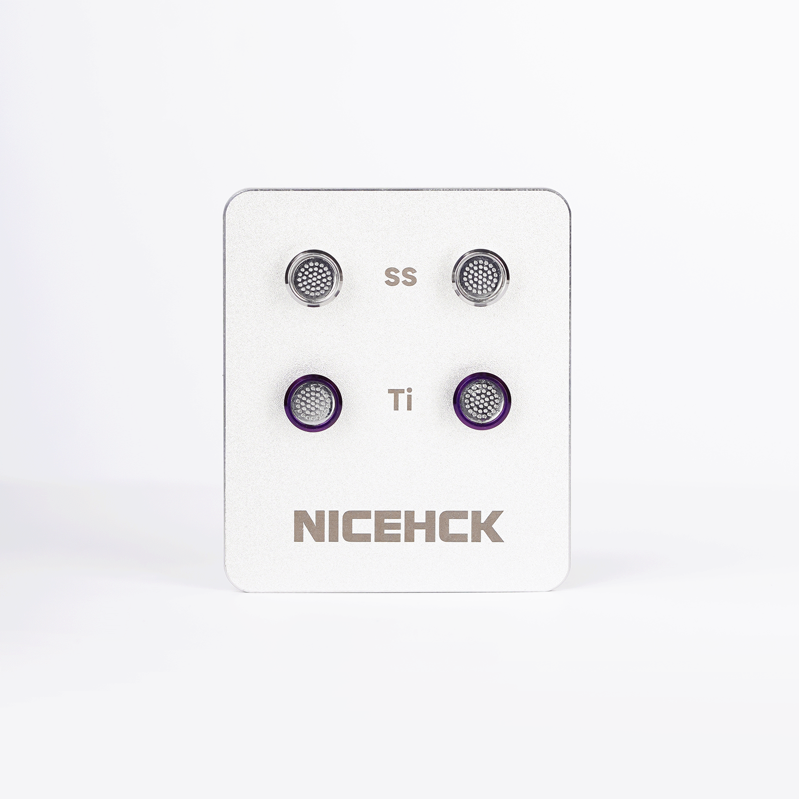 NICEHCK Replaceable Acoustic Tubes Set – Titanium & Stainless Steel So