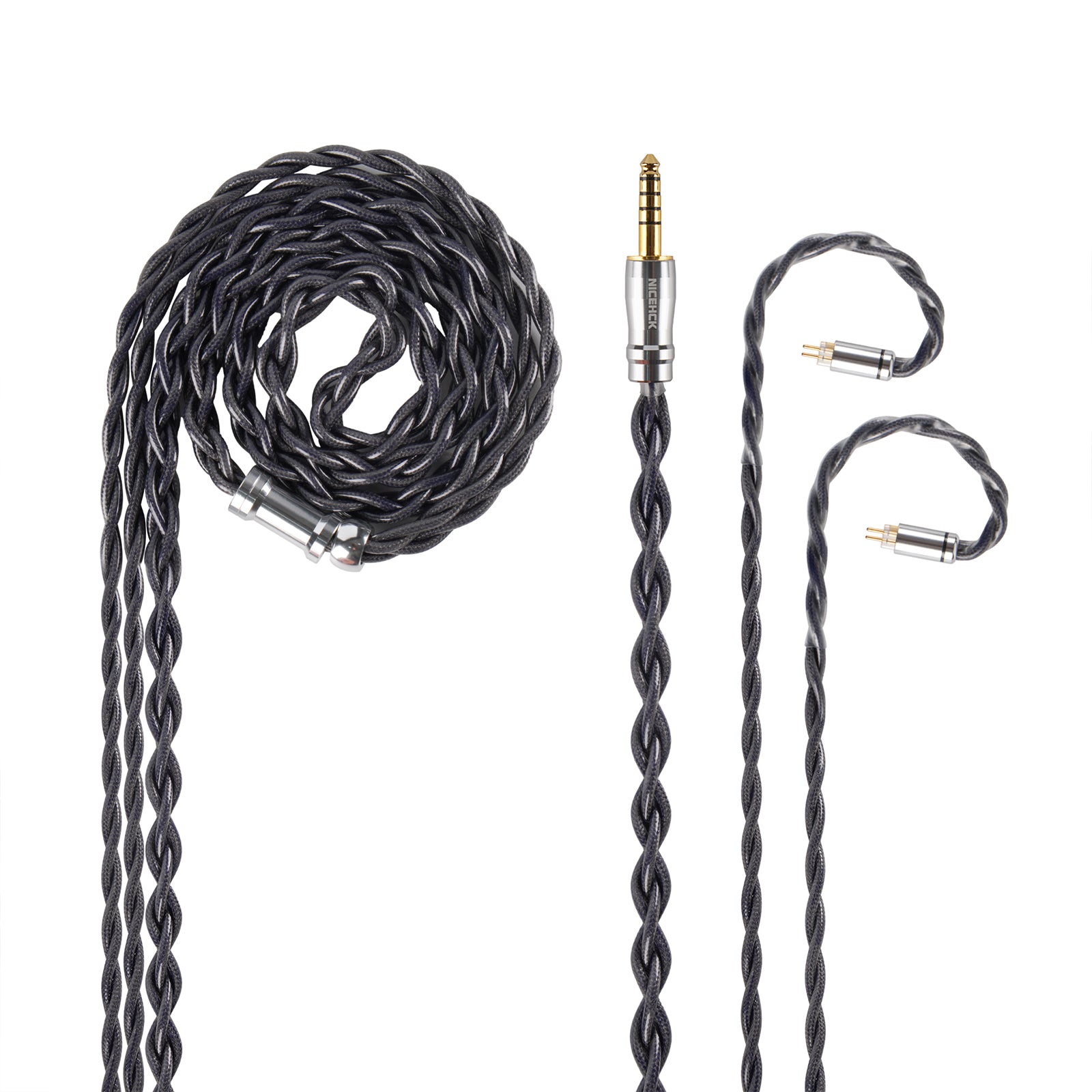 NICEHCK FogWings HiFi Audio Wire 4 Strands Real Gold-Plated Earphone U