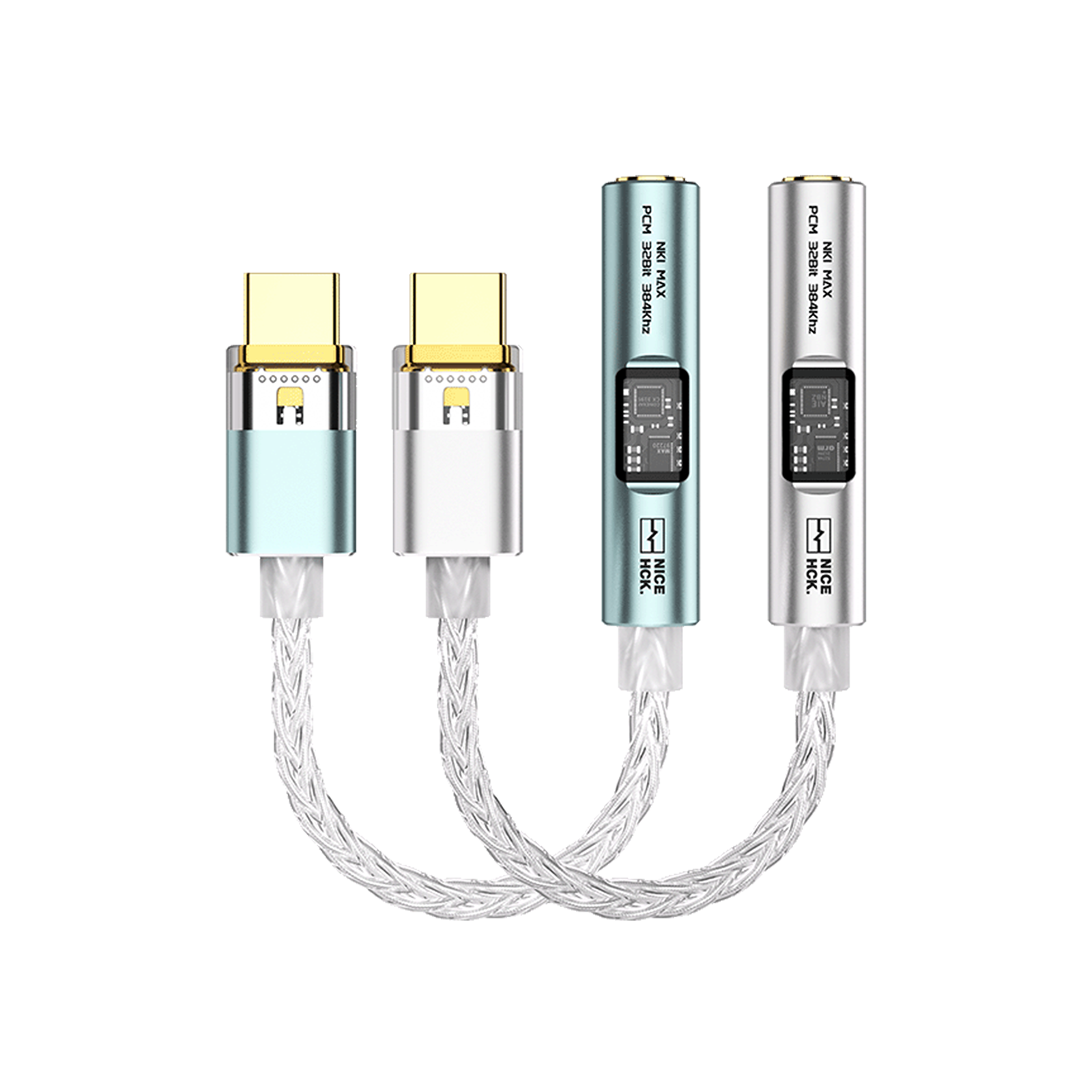 NICEHCK NK1 MAX USB C to 3.5mm Audio Adapter - Type C to Aux DAC Dongl