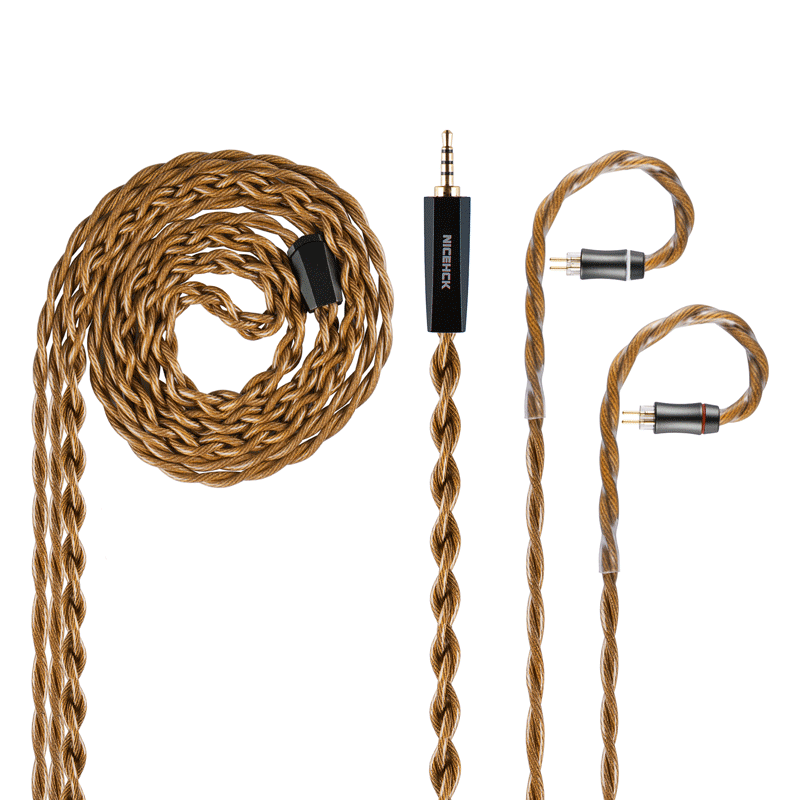NICEHCK OurLaura 16.6AWG インイヤーイヤホンケーブル トリプル複合