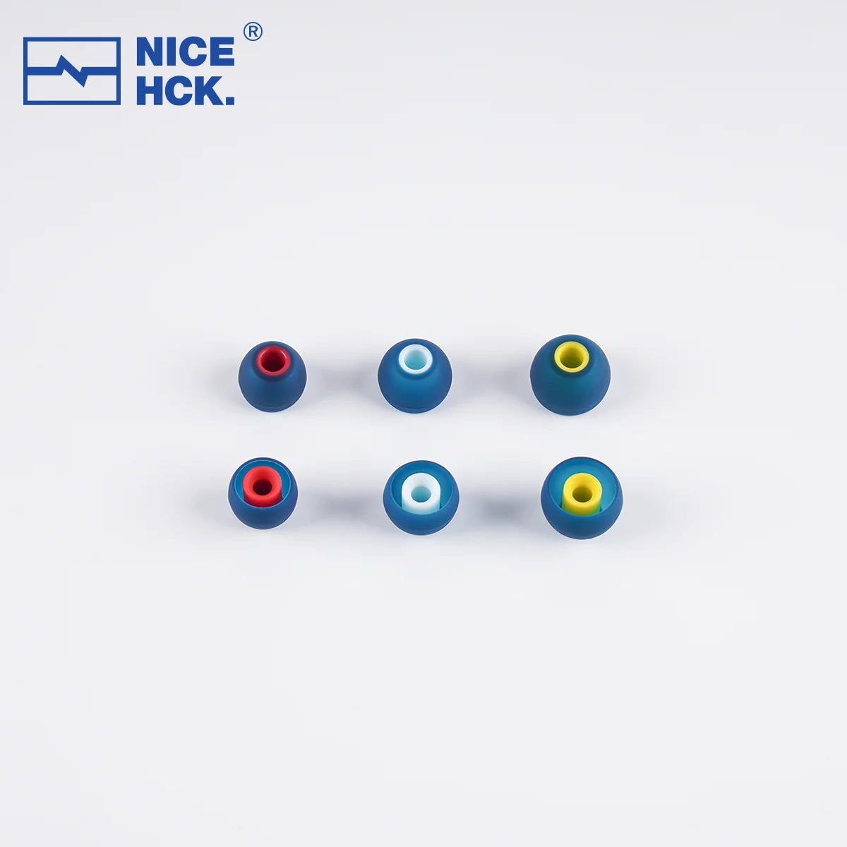 NICEHCK 08 シリコンイヤホンチップ 遮音イヤーチップ イヤホン