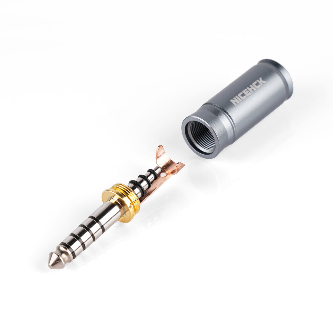 NICEHCK 프리미엄 4.4mm OFC 커넥터 팔라듐 도금된 OFC 커넥터 금도금 연계 포함  전문 장비용 고음질 오디오 플러그