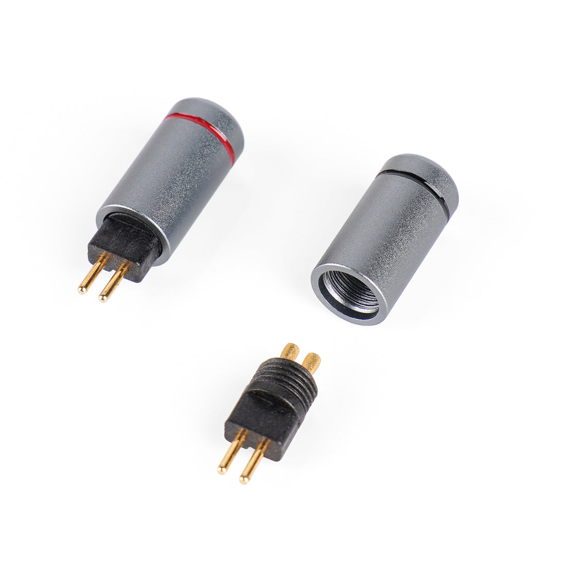 NICEHCK 금도금 OFC 2핀 커넥터 헤드폰용 IEMs 교체형 커넥터 오디오파일 음악 애호가용