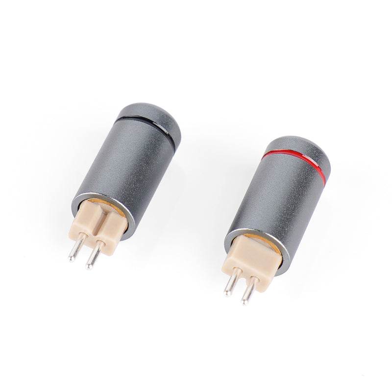 NICEHCK 5N Pure Silver 2Pin Connector for IEM Earphone Headphone Replacement Connector for Audiophile Music Lover (Skin Tone Plastic)