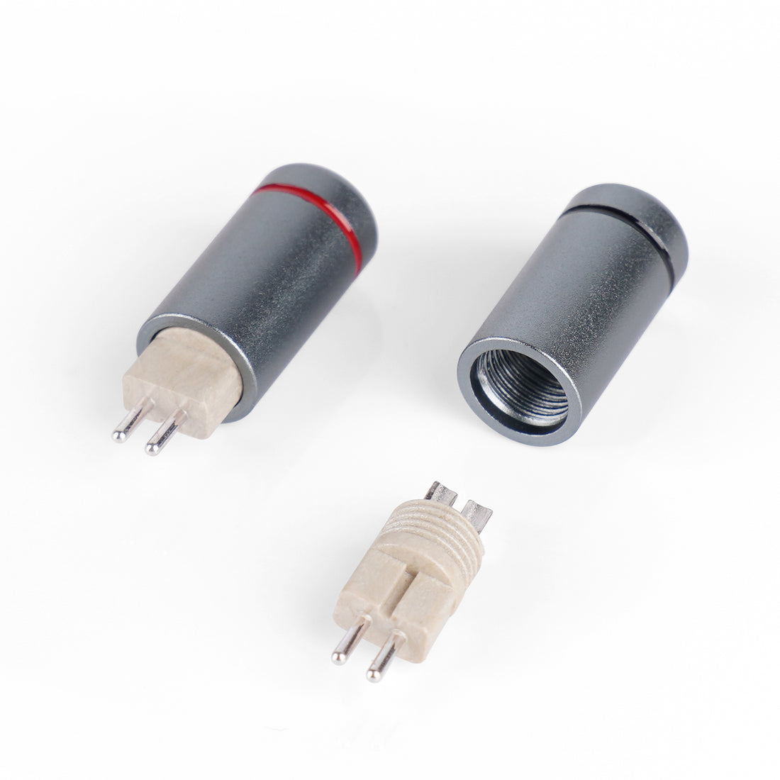 NICEHCK 은도금 OFC 2핀 커넥터 IEM용 유선 헤드폰 교체 & DIY 오디오 케이블 커넥터 오디오파일 음악 애호가 뮤지션용