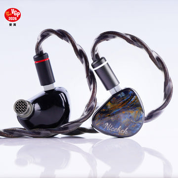 [Pre-Order] NICEHCK Rockies Flagship Hybrid IEMs, 1DD+2BA+2EST Earphones with Beryllium-Coated Driver,10mm Beryllium Driver, Knowles BA & Sonion EST, Detachable Cable, 3.5/4.4mm Plug, HiFi Audiophile In-Ear Headphones