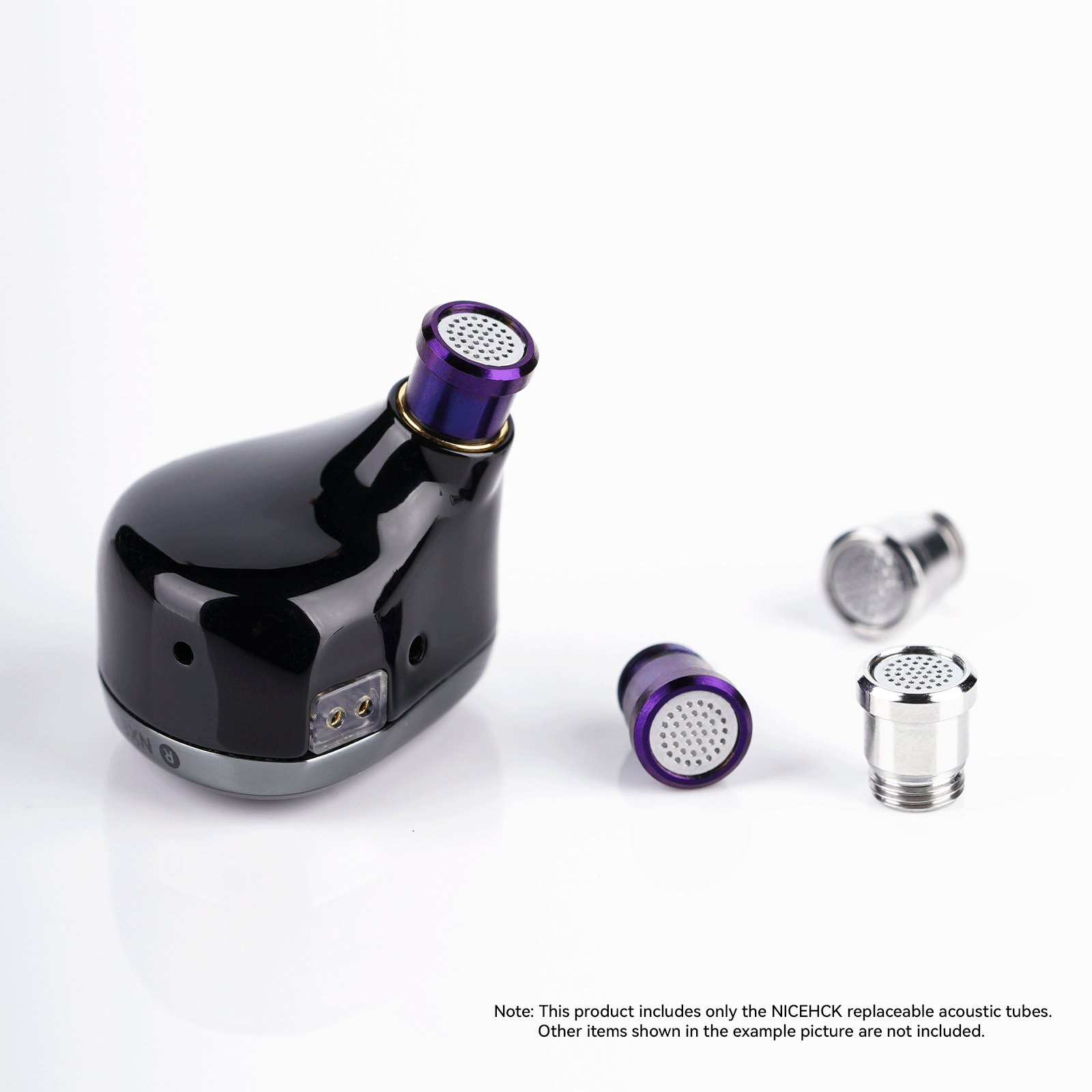 NICEHCK 交換可能アコースティックチューブセット – チタン NICEHCK 交換可能アコースティックチューブセット – チタン