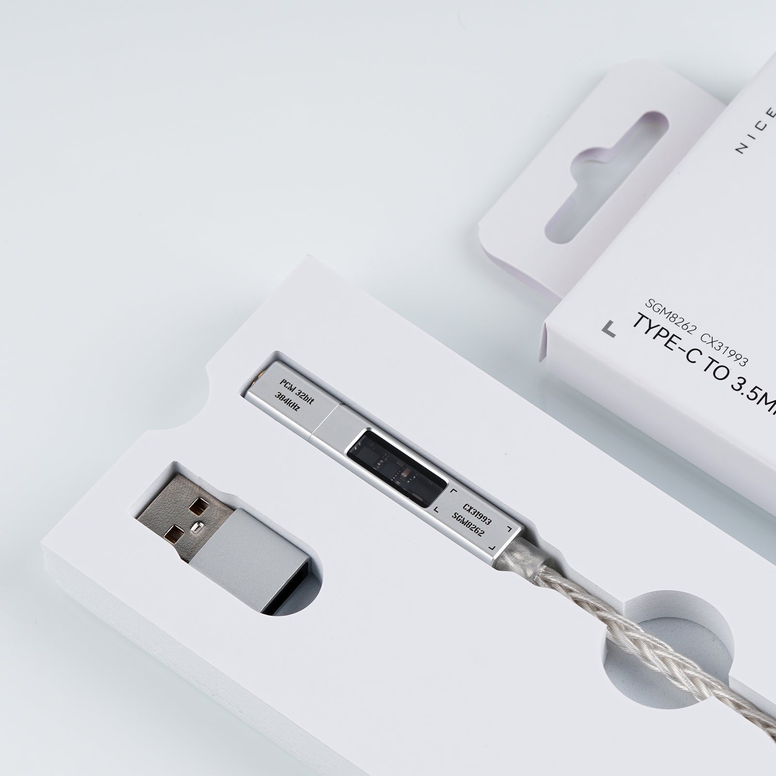 NICEHCK NK1 Ultra Upgraded USB-C to 3.5mm Adapter, Type C to Aux DAC D
