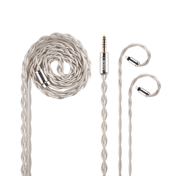 NICEHCK SpLaura HiFi Cable Triple Composite Imported Silver Plated High Conductivity Copper Earphone Upgrade Wire OFC Plug 2Pin