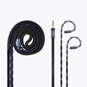 NICEHCK DragonScale Pro IEM Cable – 8N OCC Foil & OFC Hybrid Replacement Earphone Cable, Balanced 4.4mm with 2Pin Connector, Compatible with 7Hz Zero:2, Orchestra Lite, Cadenza, Hype4, Supermix4