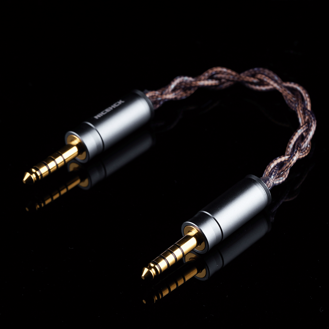 NICEHCK CometMini IC Cable 8N High Purity Interconnector Wire Gold plated OFC 4.4mm to 4.4mm Balanced for HiFi Headphone Decoder