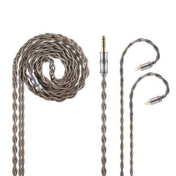 NICEHCK AshSky HiFi Cable 6N Silver Plated 7N OCC+7N OCC Earphone Replace Wire 0.78mm 2Pin/QDC