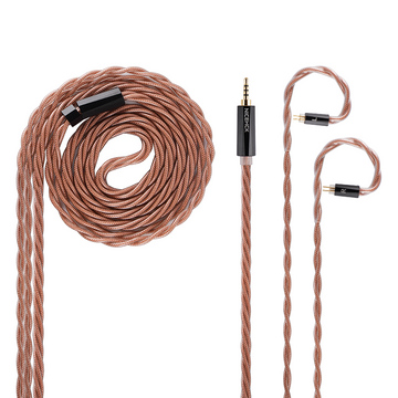 NiceHCK OurOasis 인이어 이어폰 케이블: Furukawa 구리+6N OFC IEM 케이블, 2.5/3.5/4.4mm+2핀/MMCX