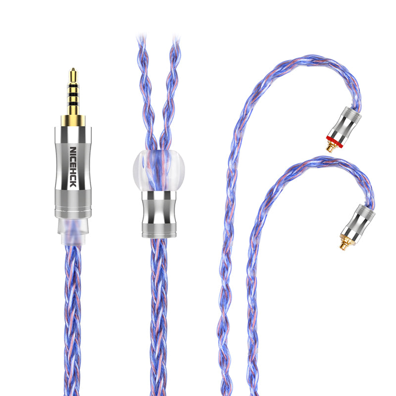 NICEHCK SpaceCloud フラッグシップレベル 6N シルバーメッキ OCC+7N