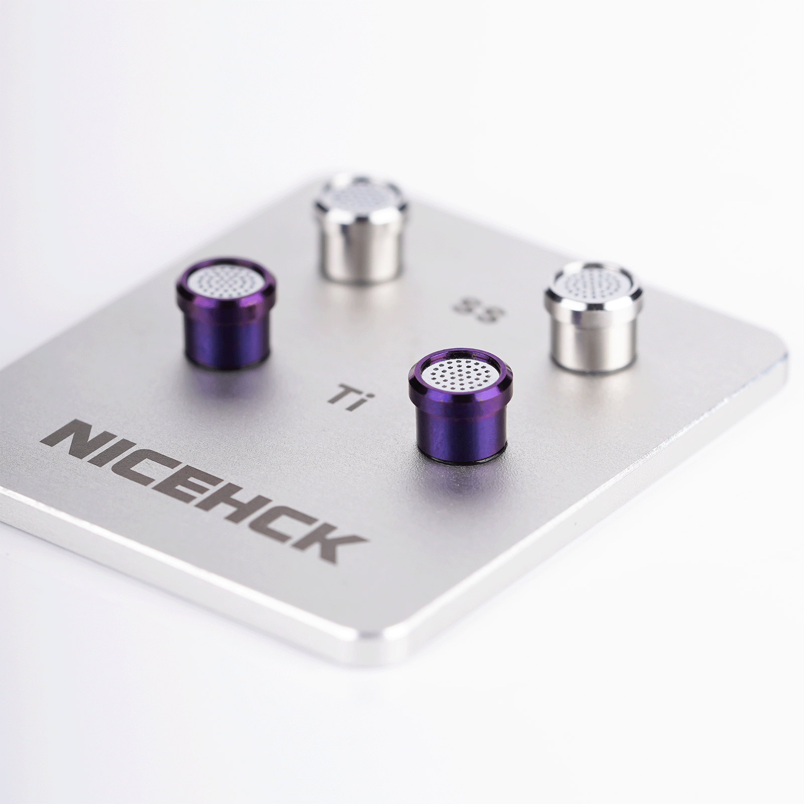 NICEHCK Replaceable Acoustic Tubes Set – Titanium & Stainless Steel So NICEHCK Replaceable Acoustic Tubes Set – Titanium & Stainless Steel So
