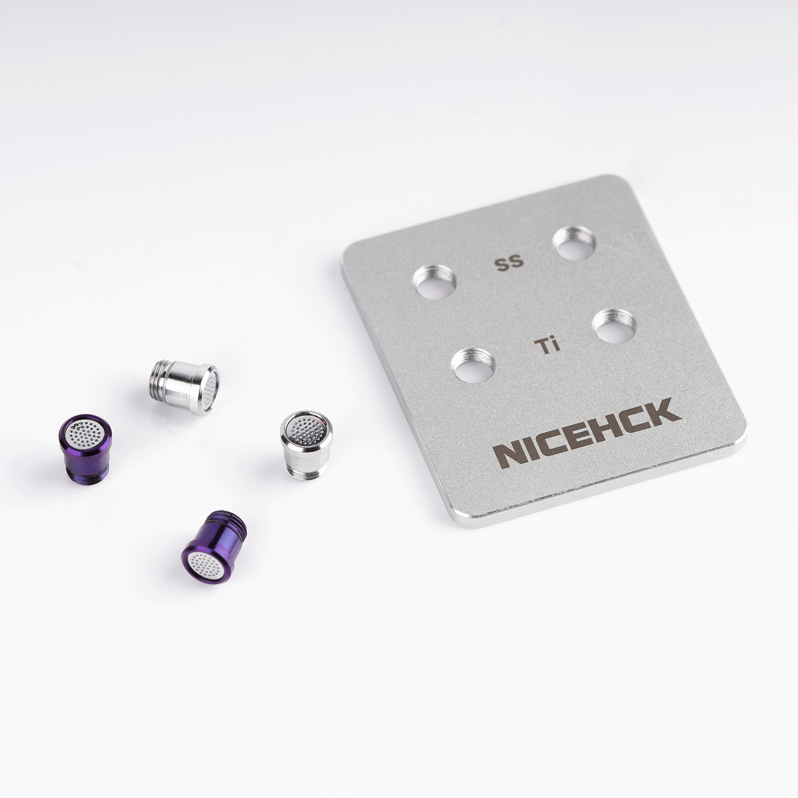 NICEHCK Replaceable Acoustic Tubes Set – Titanium & Stainless Steel So NICEHCK Replaceable Acoustic Tubes Set – Titanium & Stainless Steel So