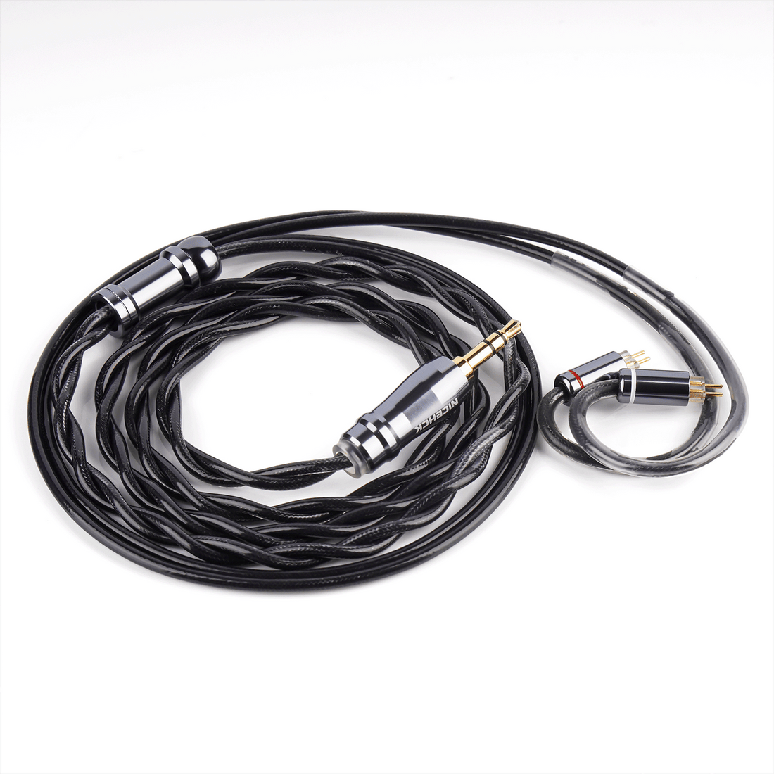 NICEHCK DuskAg Cost-effective 5N Pure Silver+OCC Shielding Layer Cable