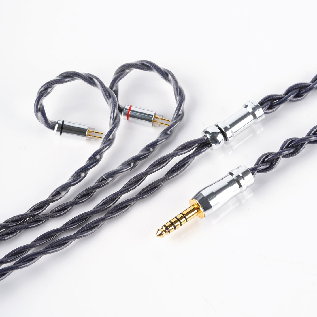 NICEHCK FogWings HiFi Audio Wire 4 Strands Real Gold-Plated Earphone Upgrade Cable 2Pin/QDC