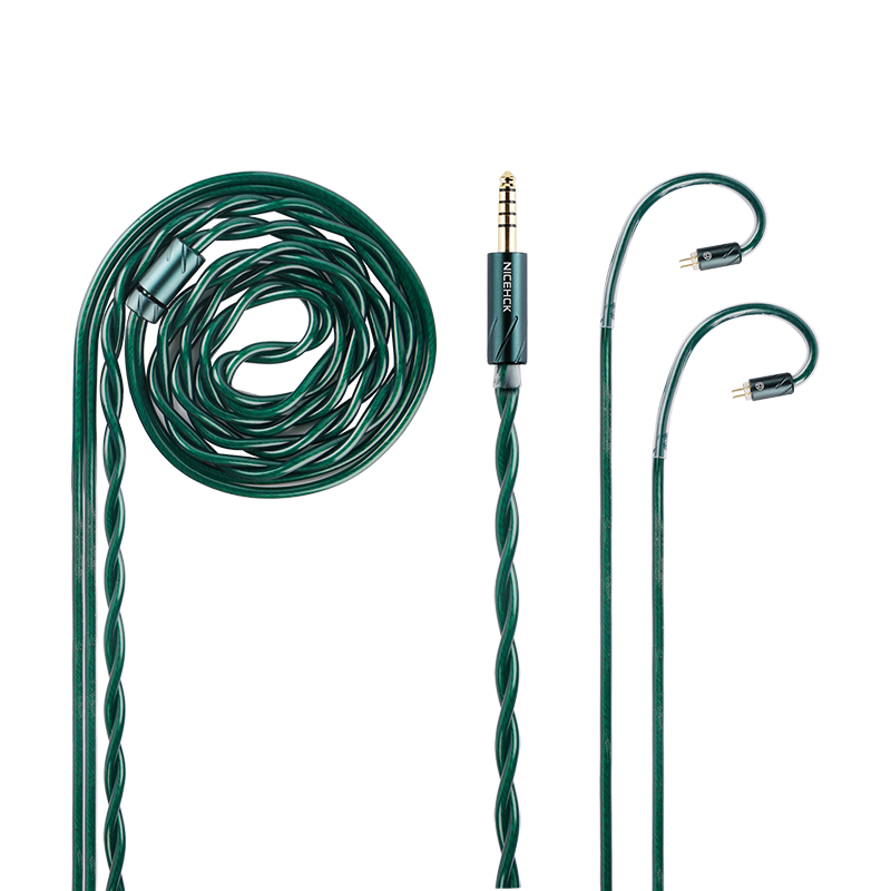 NICEHCK JadeRiver HiFi Cable Four High-End Conductors Mixed Earphone Upgrade Wire Recessed 2Pin/Normal 2Pin/QDC