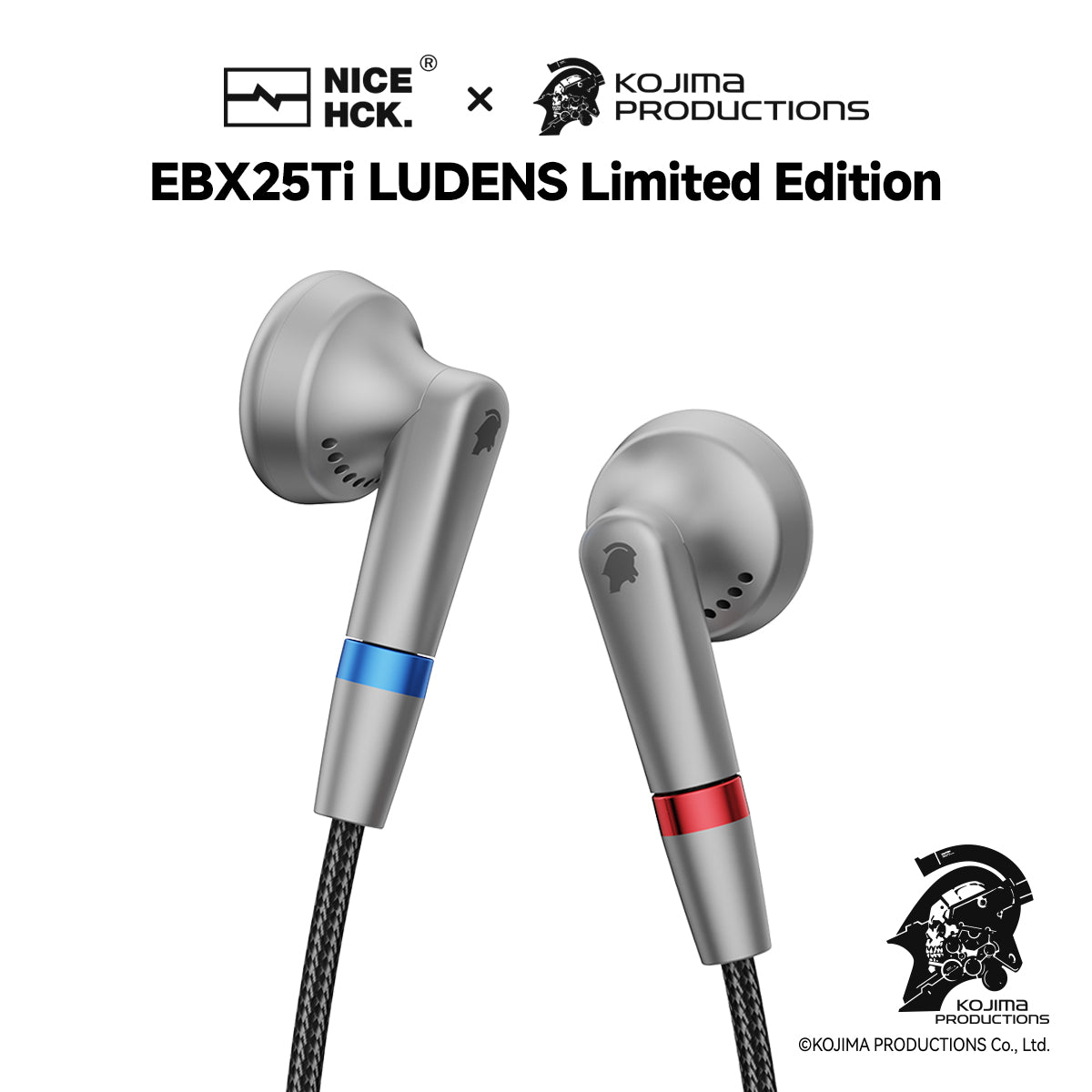 NICEHCK × KOJIMA PRODUCTIONS EBX25Ti LUDENS Limited Edition Titanium C