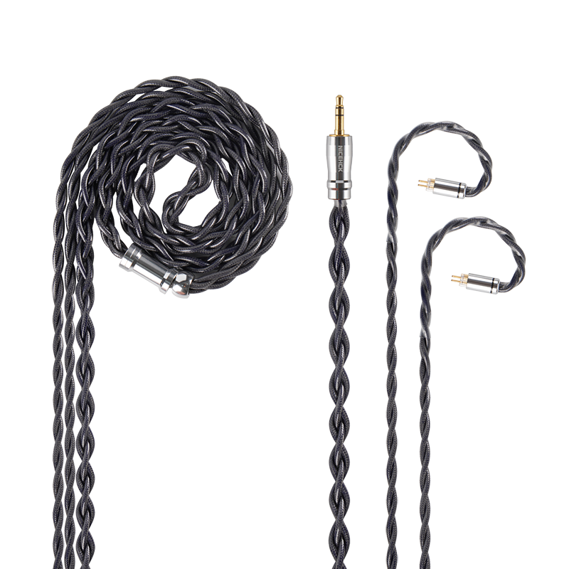 NICEHCK FogWings HiFiオーディオワイヤー 4芯金メッキイヤホン