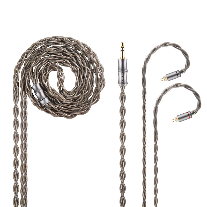 NICEHCK AshSky HiFi Cable 6N Silver Plated 7N OCC+7N OCC Earphone Repl