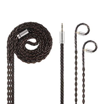 NICEHCK MoonDusk HiFi Earphone Upgrade Cable Three High-End Conductors Mixed Replace Wire 2Pin/QDC