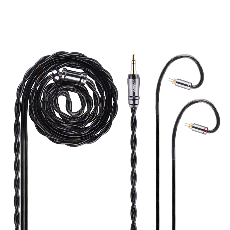 NICEHCK DuskAg Cost-effective 5N Pure Silver+OCC Shielding Layer Cable