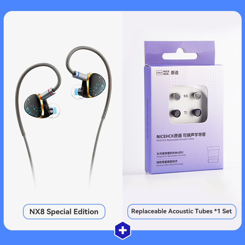 NICEHCK NX8 SE NX8 Special Edition IEMs – 8 Driver Hybrid HiFi In Ear NICEHCK NX8 SE NX8 Special Edition IEMs – 8 Driver Hybrid HiFi In Ear