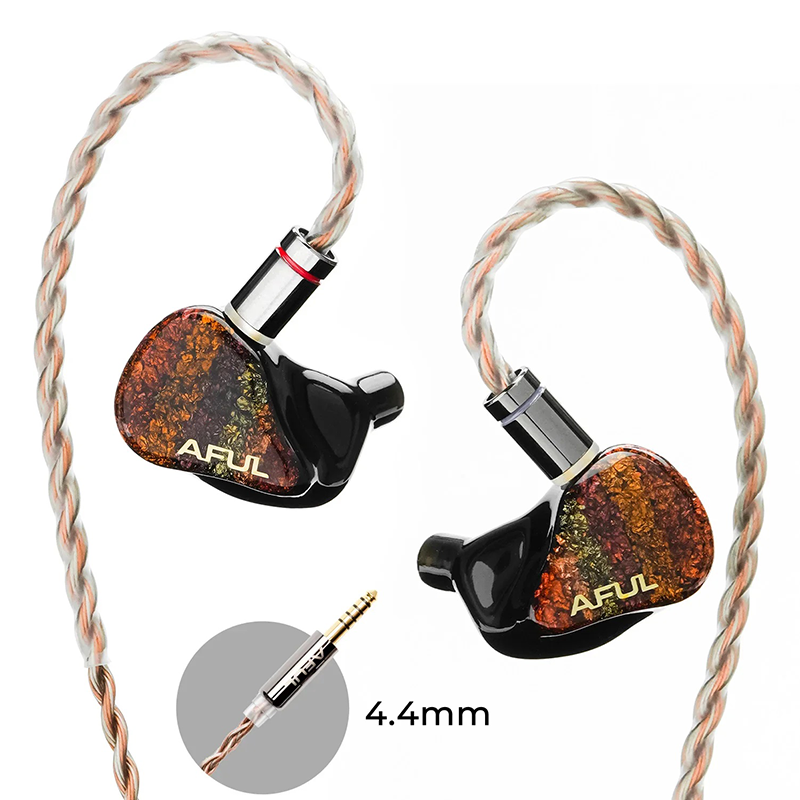 AFUL Performer 8/Performer8 하이브리드 드라이버 IEM 인이어 모니터 3.5mm/4.4mm 유선 이어폰 1DD+7BA 하이파이 헤드폰, 뮤지션, 가수, 무대, 스튜디오용 이어버드