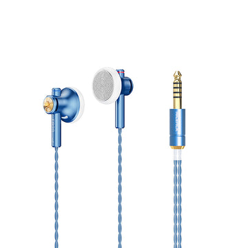 NiceHCK EB2S PRO 알루미늄 합금 마이크가 장착된 HIFI 유선 이어버드, 플랫헤드 오디오파일 15.4mm 다이나믹 유닛 이어폰 이어버드 베은도금 OCC 혼합 케이블을 장착된 베이스 헤드셋
