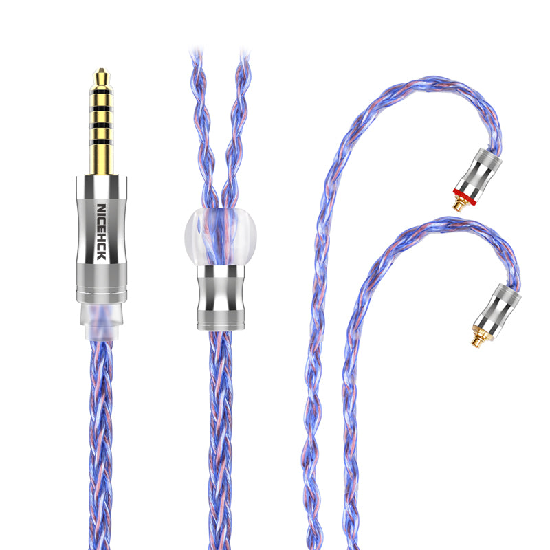 NiceHCK Spacecloud Ultra Flagship 6N Silver Plated OCC 7N OCC Mixed Cable