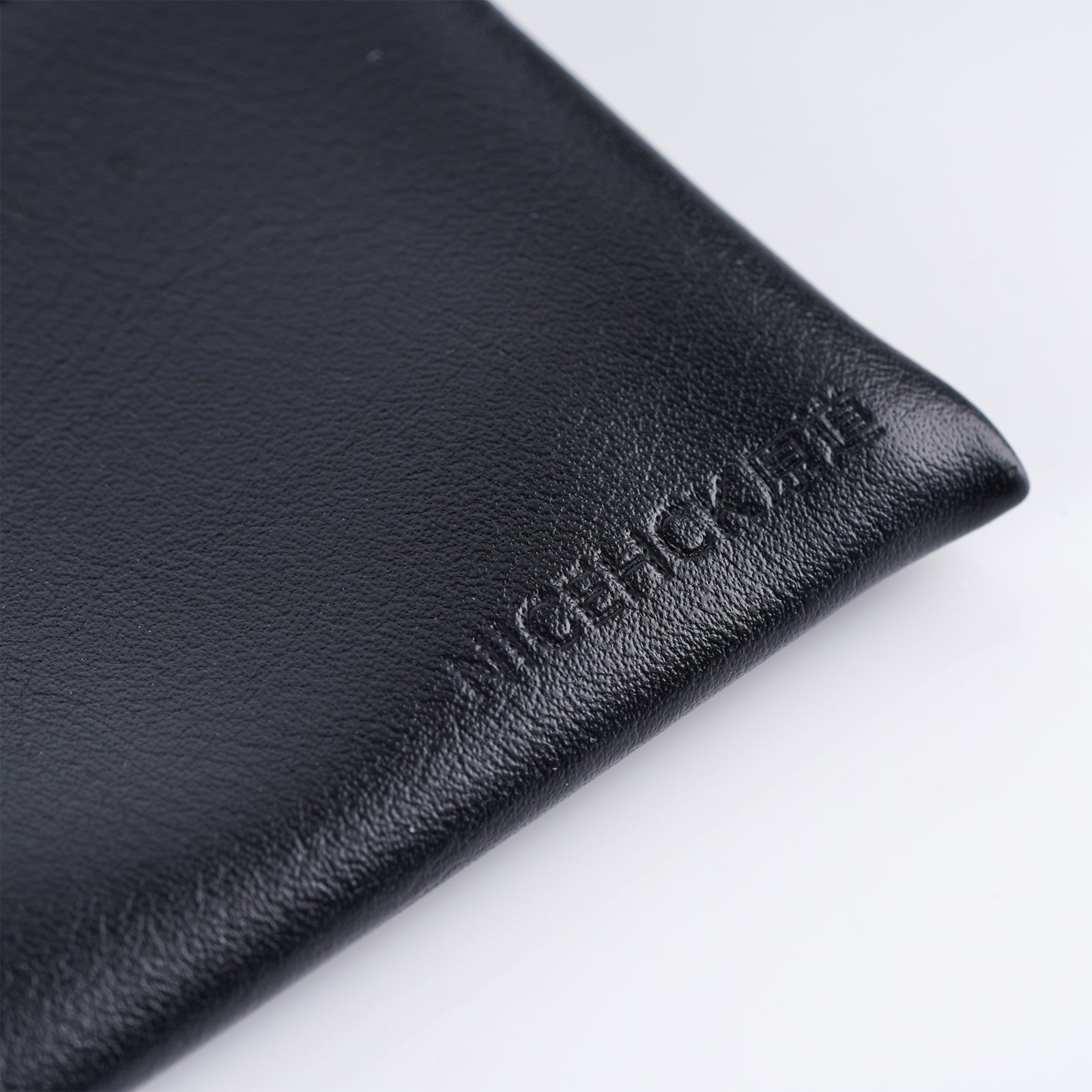 NiceHCK ブラック キャリー PU レザー 収納バッグ イヤホン
