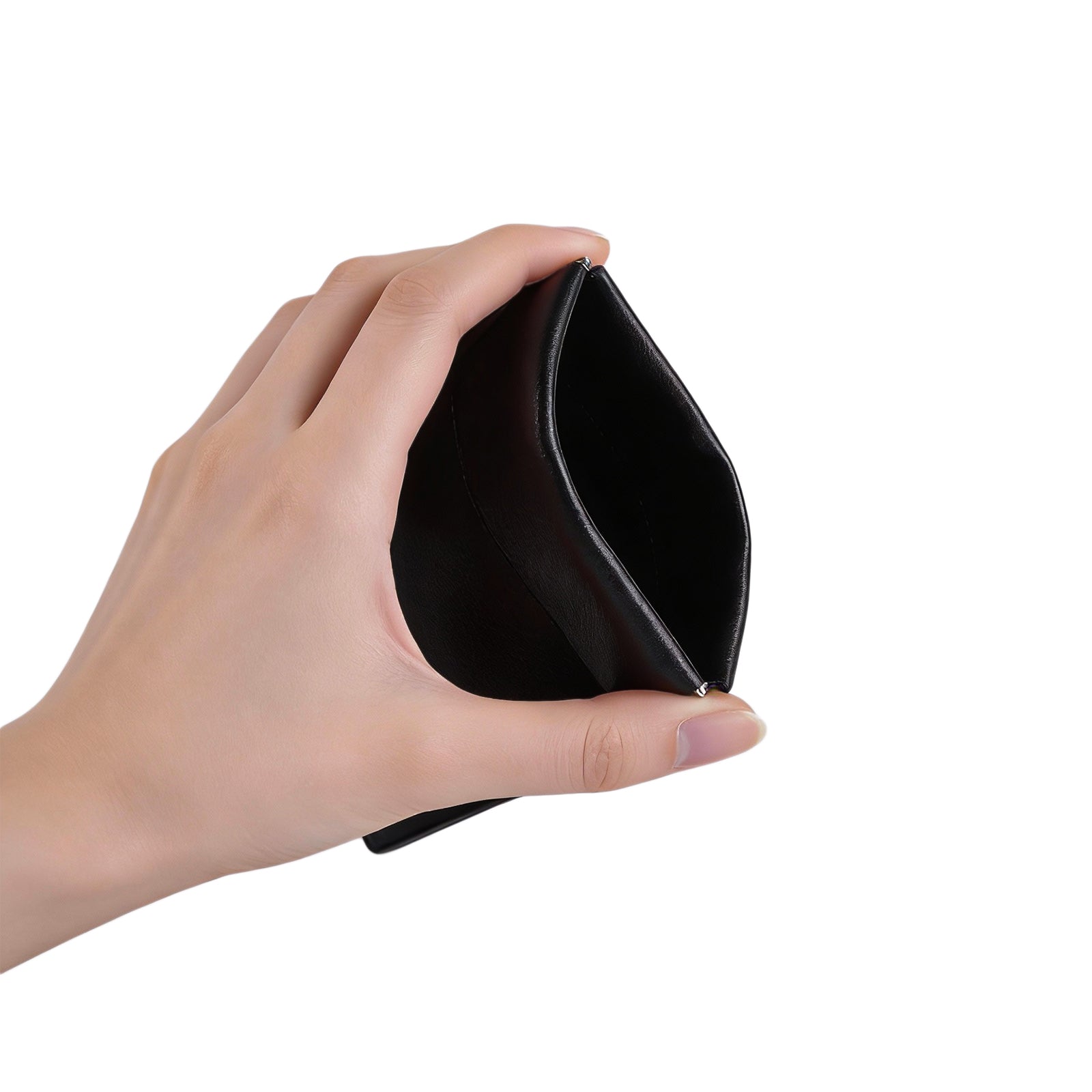 NiceHCK ブラック キャリー PU レザー 収納バッグ イヤホン