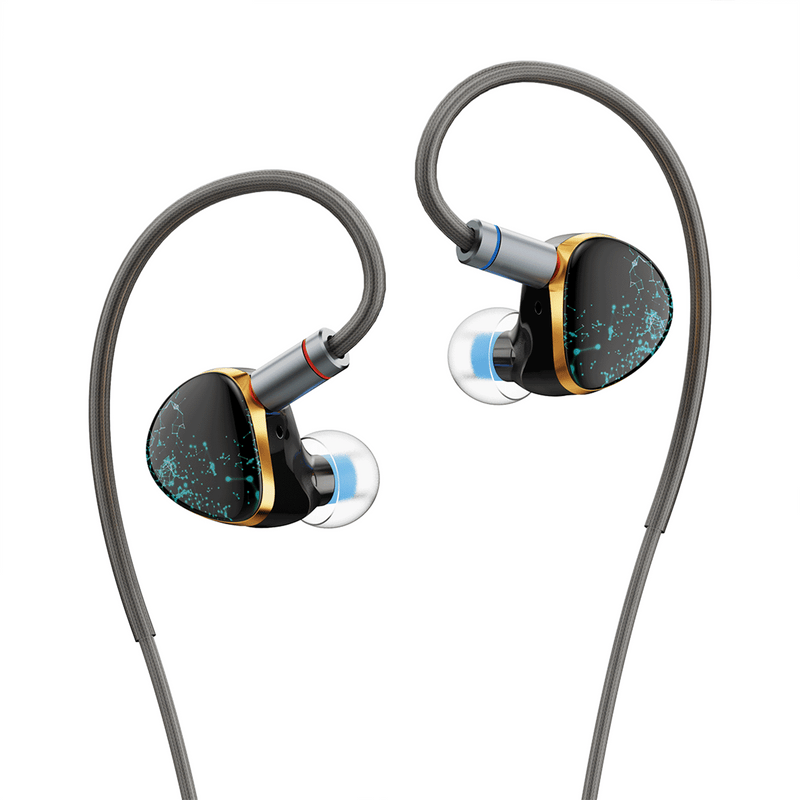 NICEHCK NX8 SE NX8 Special Edition IEMs – 8 Driver Hybrid HiFi In Ear Earphones with 2-in-1 Cable, Detachable Nozzles &