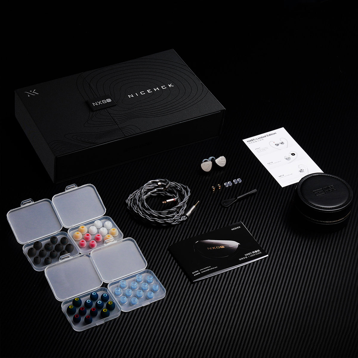予約注文]NICEHCK NX8Ti 限定版 1DD+6BA+1PZT 8ユニット ハイブリッド