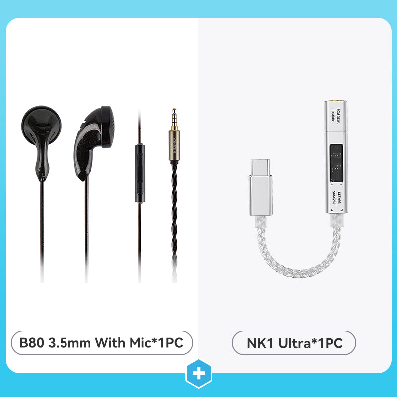 NICEHCK NK1 Ultra Upgraded USB-C to 3.5mm Adapter, Type C to Aux DAC D