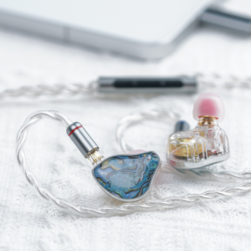 NICEHCK DB2 Hybrid IEM Earphones + SP4 USB-C DAC Cable with Mic | 1DD+1BA In-Ear Monitors, 2Pin Detachable, Hi-Res Audio for iPhone Android Gaming