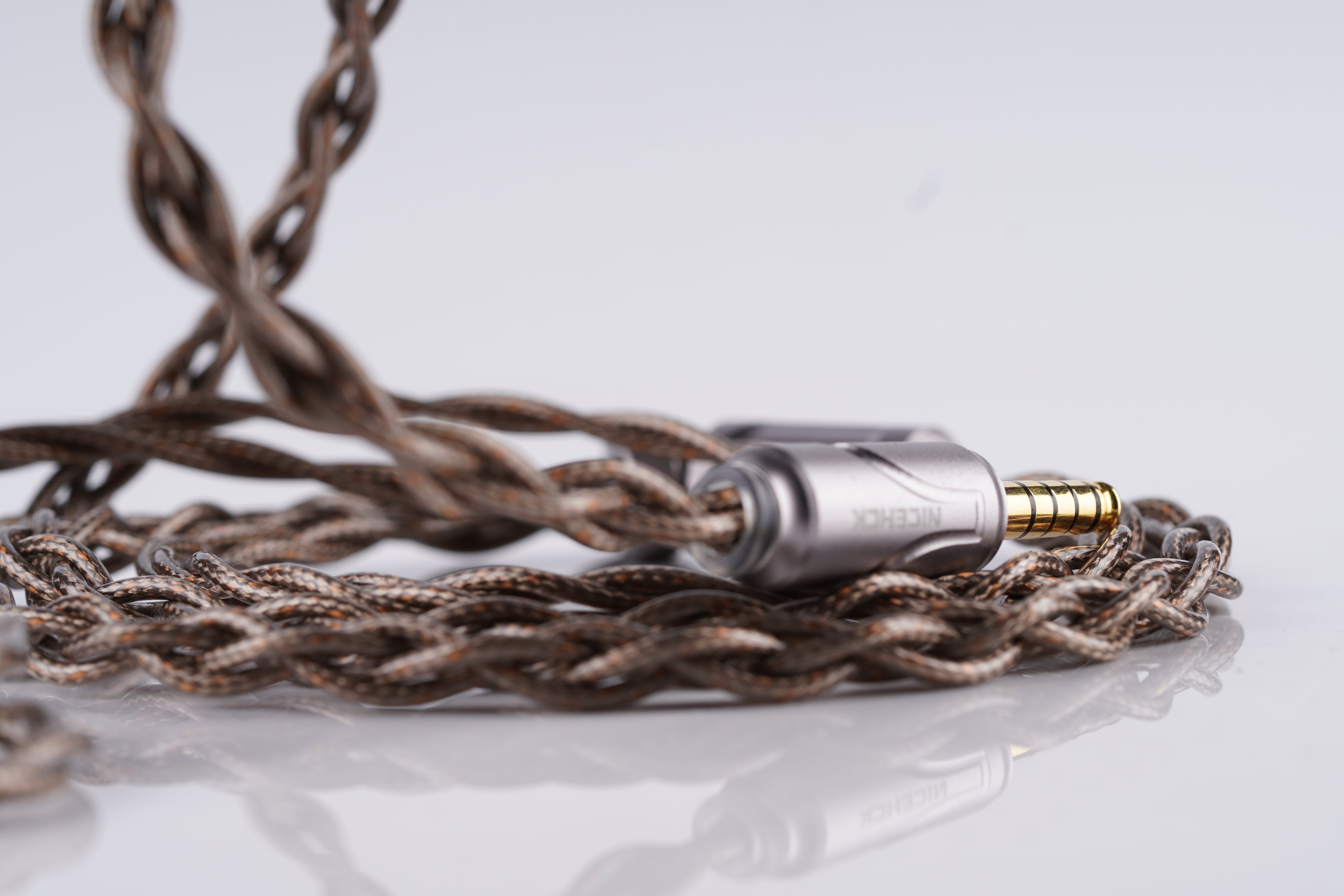 NICEHCK AceMeteor Premium IEM Cable – 8N Silver-Plated + 8N OCC Hybrid