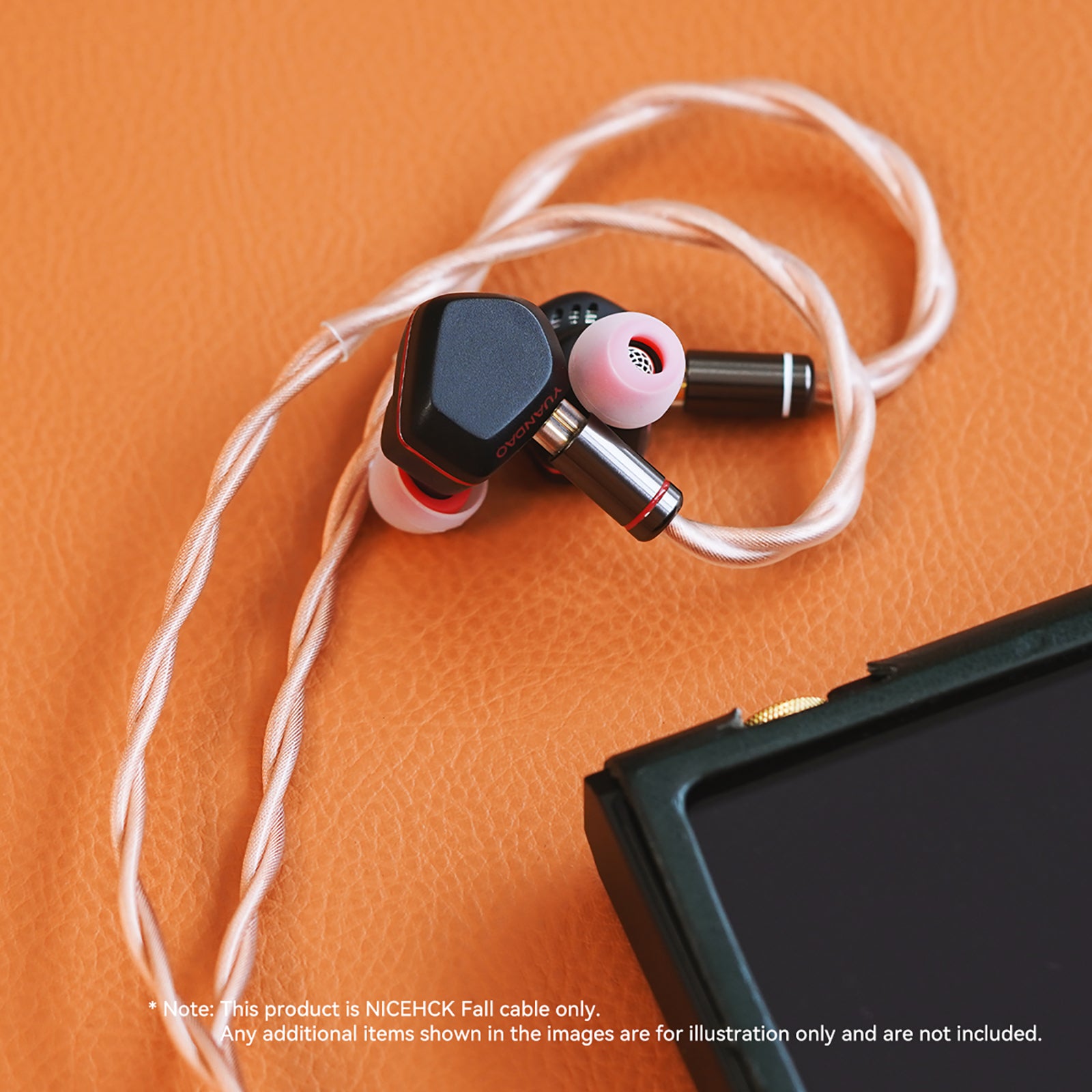 NICEHCK Fall 18.6AWG IEM Cable, Gold-Plated 2Pin OFC HiFi Earphone Upg