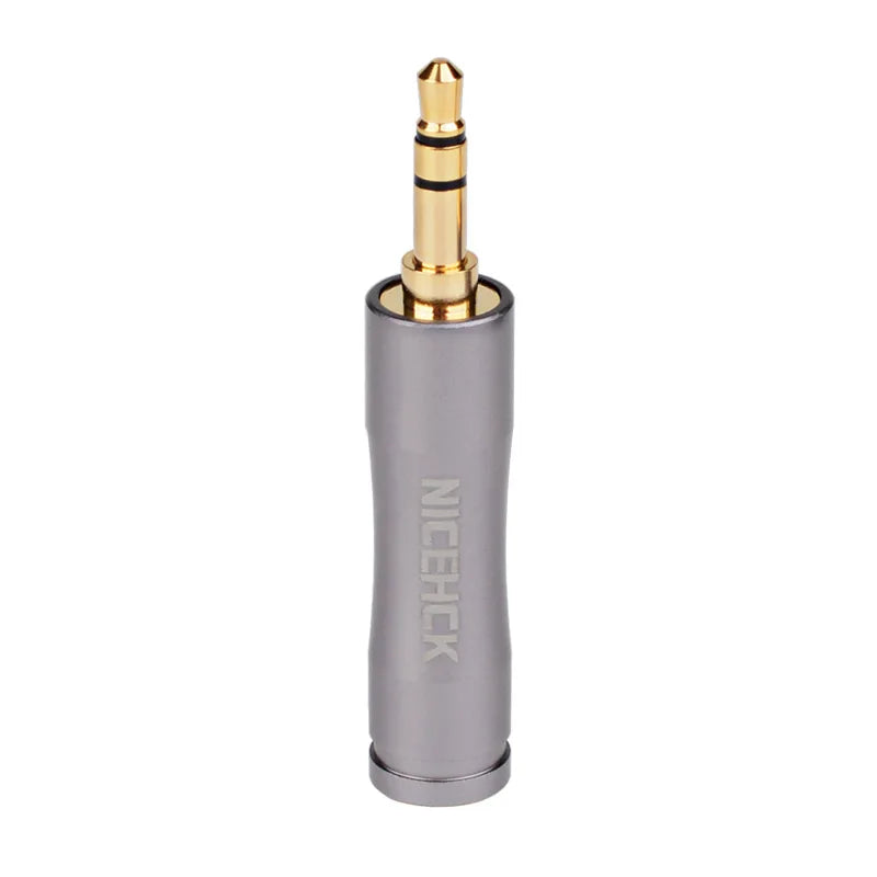 NICEHCK HIFIイヤホンアダプタープラグ 4.4mmメス-3.5mm 2.5mmオス