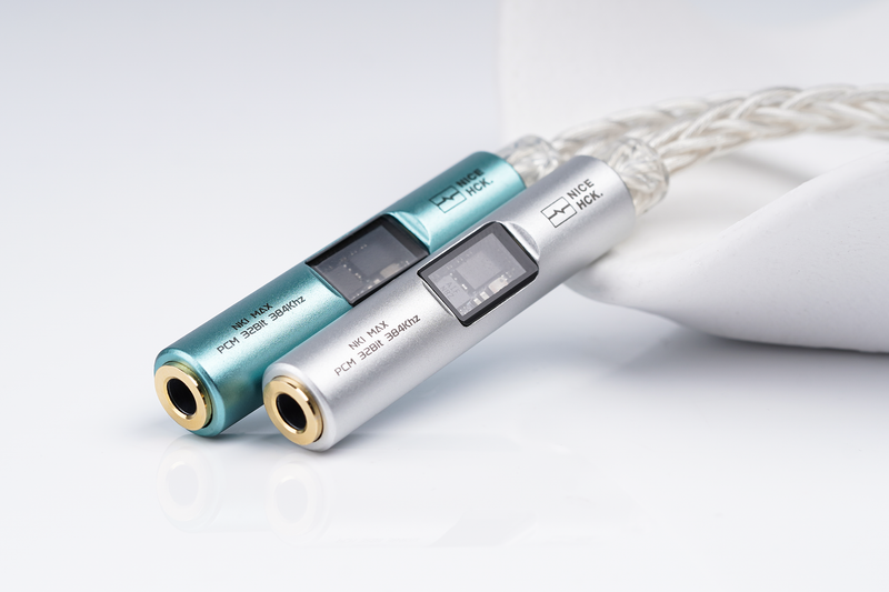 NICEHCK NICEHCK NK1 MAX USB C to 3.5mm Audio Adapter - Type C to Aux DAC Dongle, Silver-Plated OCC, Supports Mic/Volume Controls, HiFi Amp for Android & PC Showcase