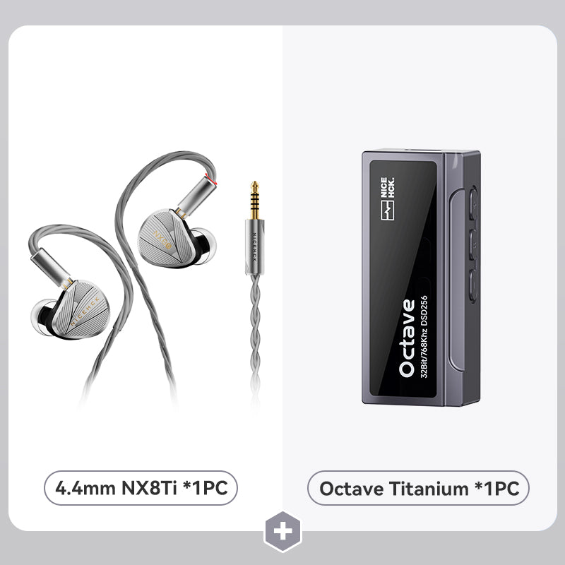 NX8Ti Limited Edition Hybrid IEM+Octave Portable DAC - Limited Bundle