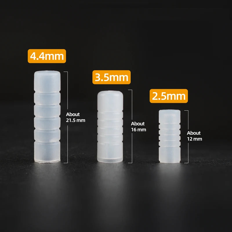 NiceHCK 3.5/2.5/4.4mm 플러그 통용 먼지 보호 캡 커버 투명 HIFI 오디오 케이블 잭 먼지 플러그 이어폰 액세서리