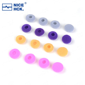 NICEHCK 4 Colors HIFI Earphone Foam Covers Sponge Replace Eartips Durable Cushion Protective Sleeve Pads For Earbud Accessories