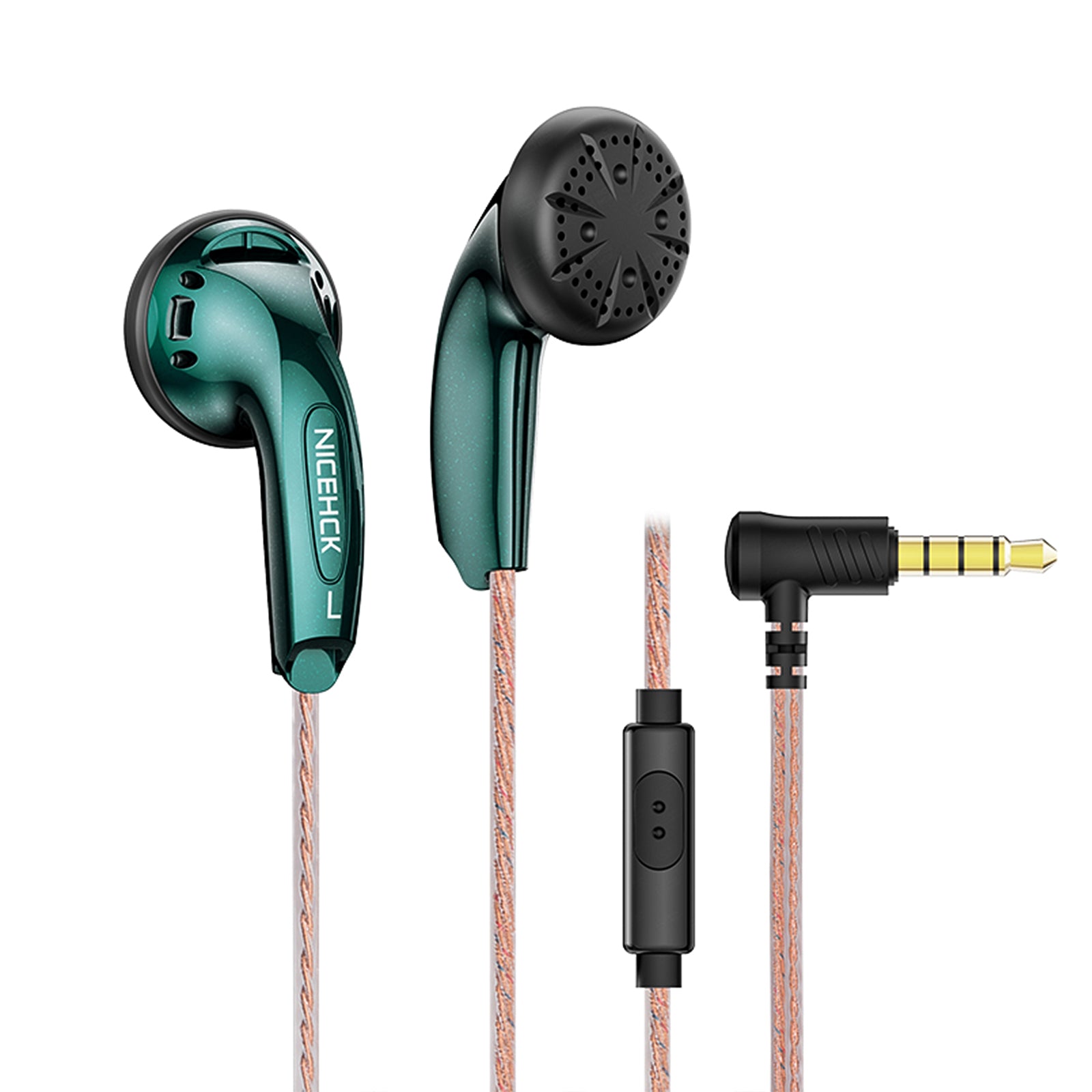 NICEHCK YD30 HiFiミュージック 有線イヤホン 15.4mmダイナミック HD